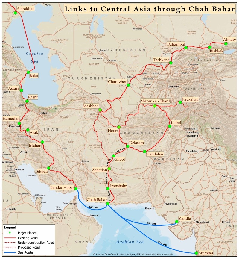 Link to Central Asia Through Chah Bahar